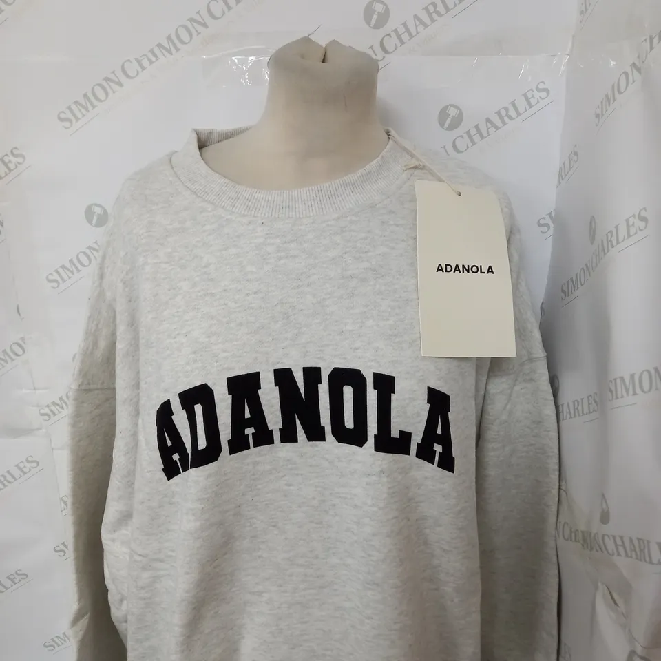 ADANOLA OVERSIZED SWEATSHIRT SIZE L