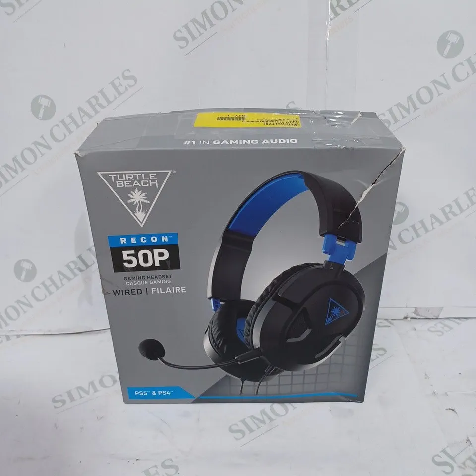 TURTLE BEACH RECON 50P WIRED PS4/PS5 GAMING HEADSET 