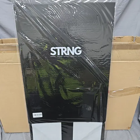 BOX OF APPROXIMATELY 10 STRNG BRANDED FITNESS BOARDS, IN PROTECTIVE WRAP.