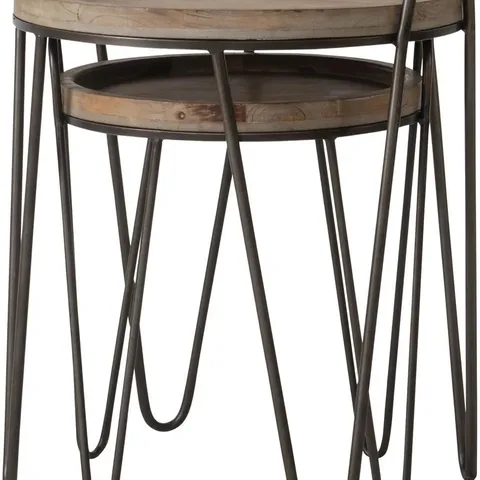 BOXED GALLERY DIRECT NUFFIELD NEST OF 2 TABLES