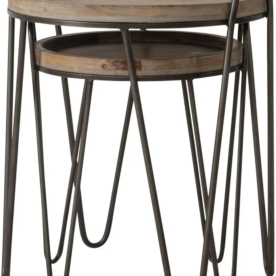 BOXED GALLERY DIRECT NUFFIELD NEST OF 2 TABLES