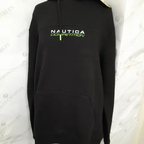 NAUTICA COMPETITION BARBAR OH HOODY IN BLACK AND GREEN SIZE L