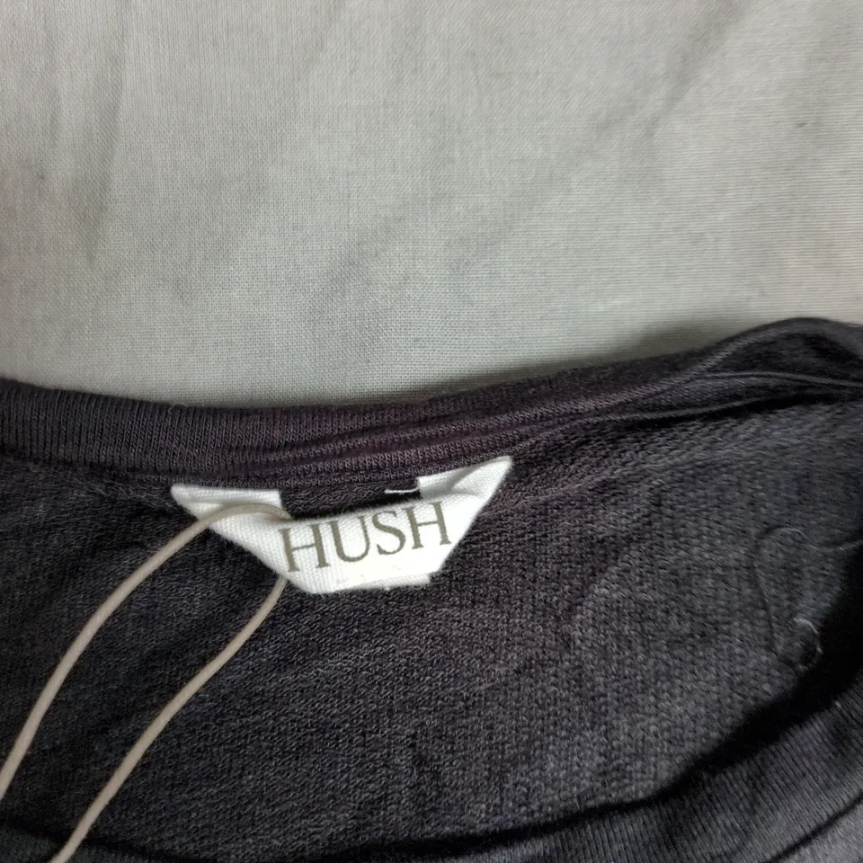 HUSH GILLIAN WIDE JERSEY TOP – BLACK – WOMEN'S S/M