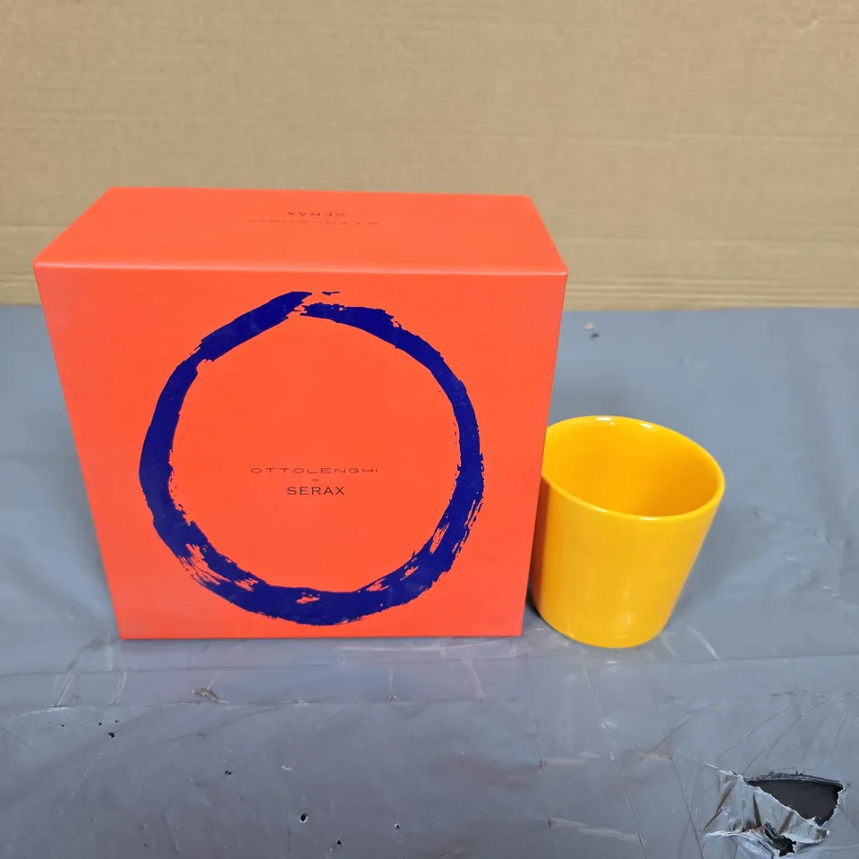 OTTOLENGHI FOR SERAX COFFEE CUPS – SUNNY YELLOW 25CL, BOXED (SET OF 4)