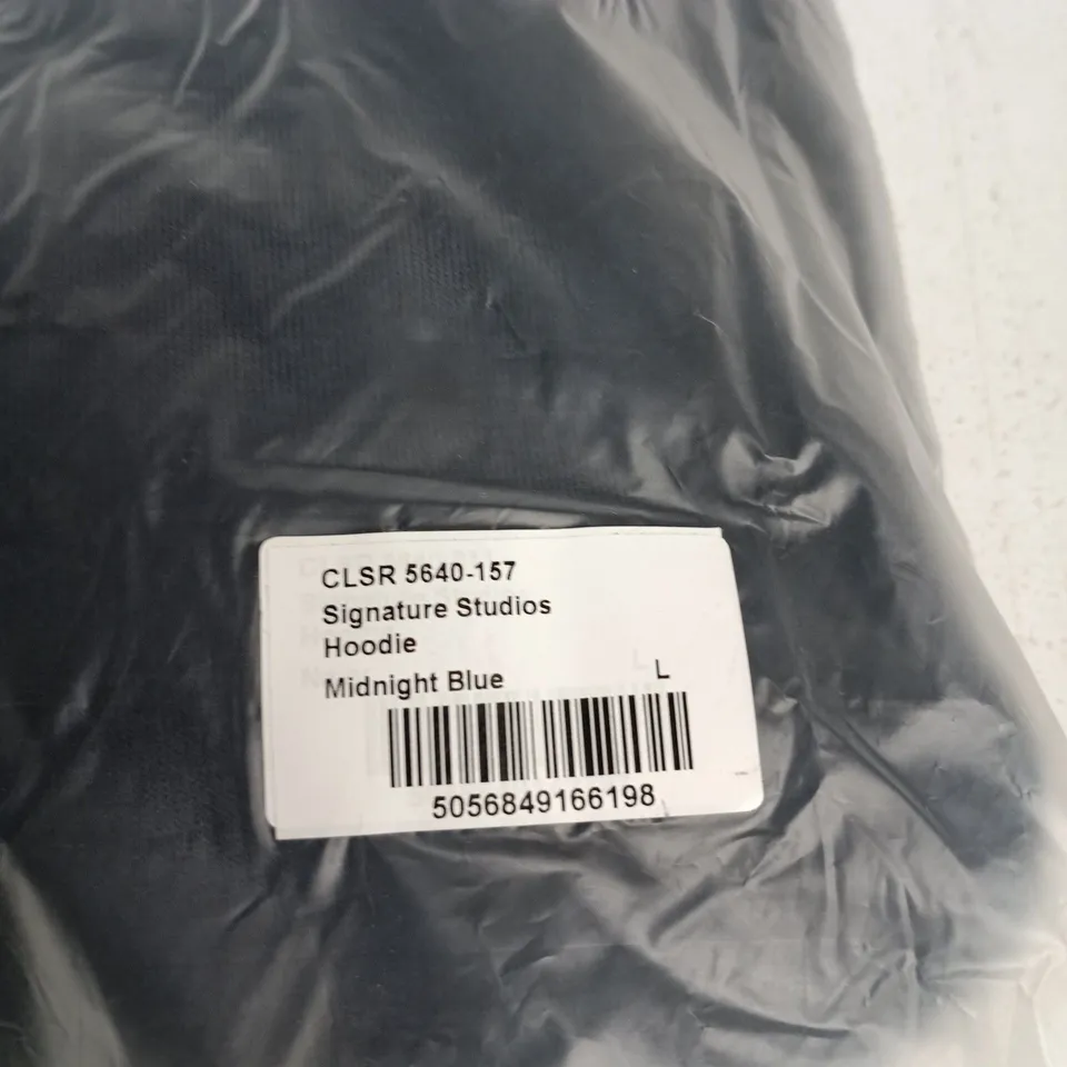 CLOSURE LDN SIGNATURE STUDIOS HOODIE – MIDNIGHT BLUE, SIZE L