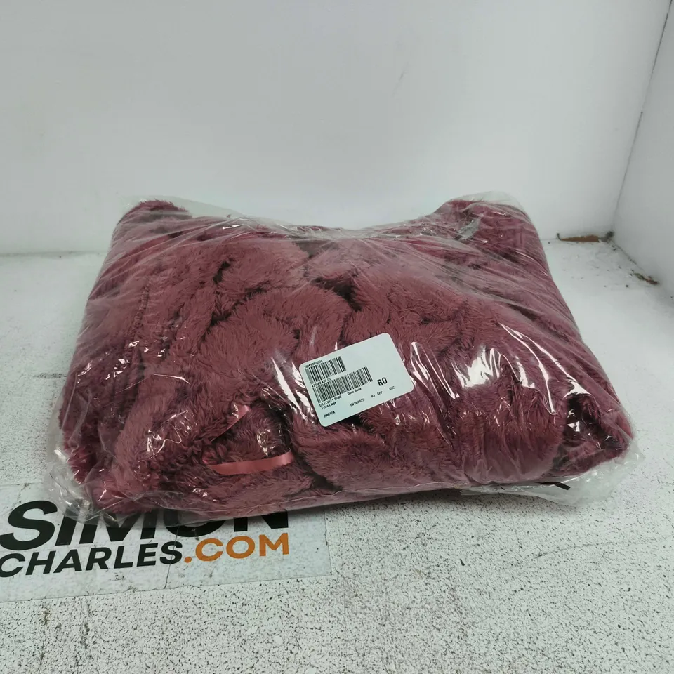 FLUFFY EXTRA LARGE ROBE DECO ROSE 