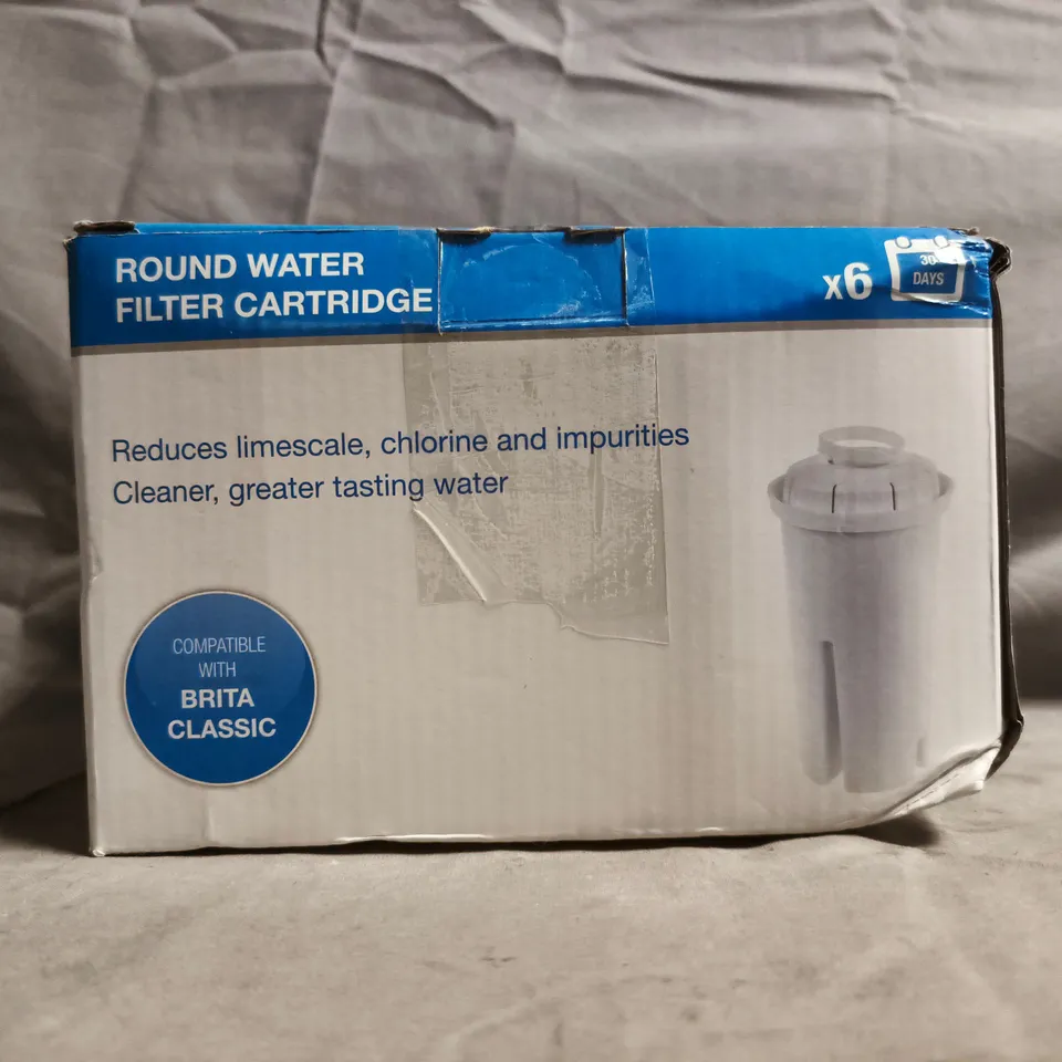 PACK OF 6 ROUND WATER FILTER CARTRIDGES