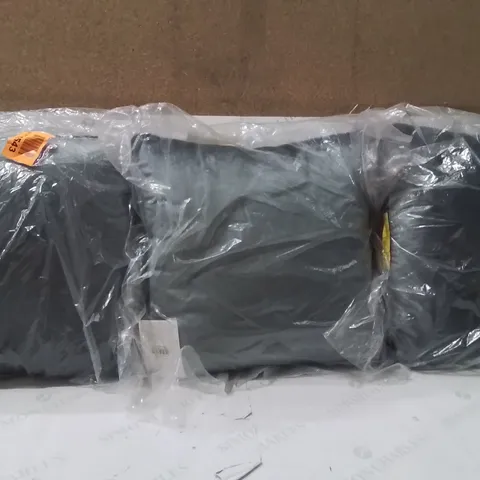 BRAND NEW SEALED SET OF 3 ESCALA CUSHIONS GREY