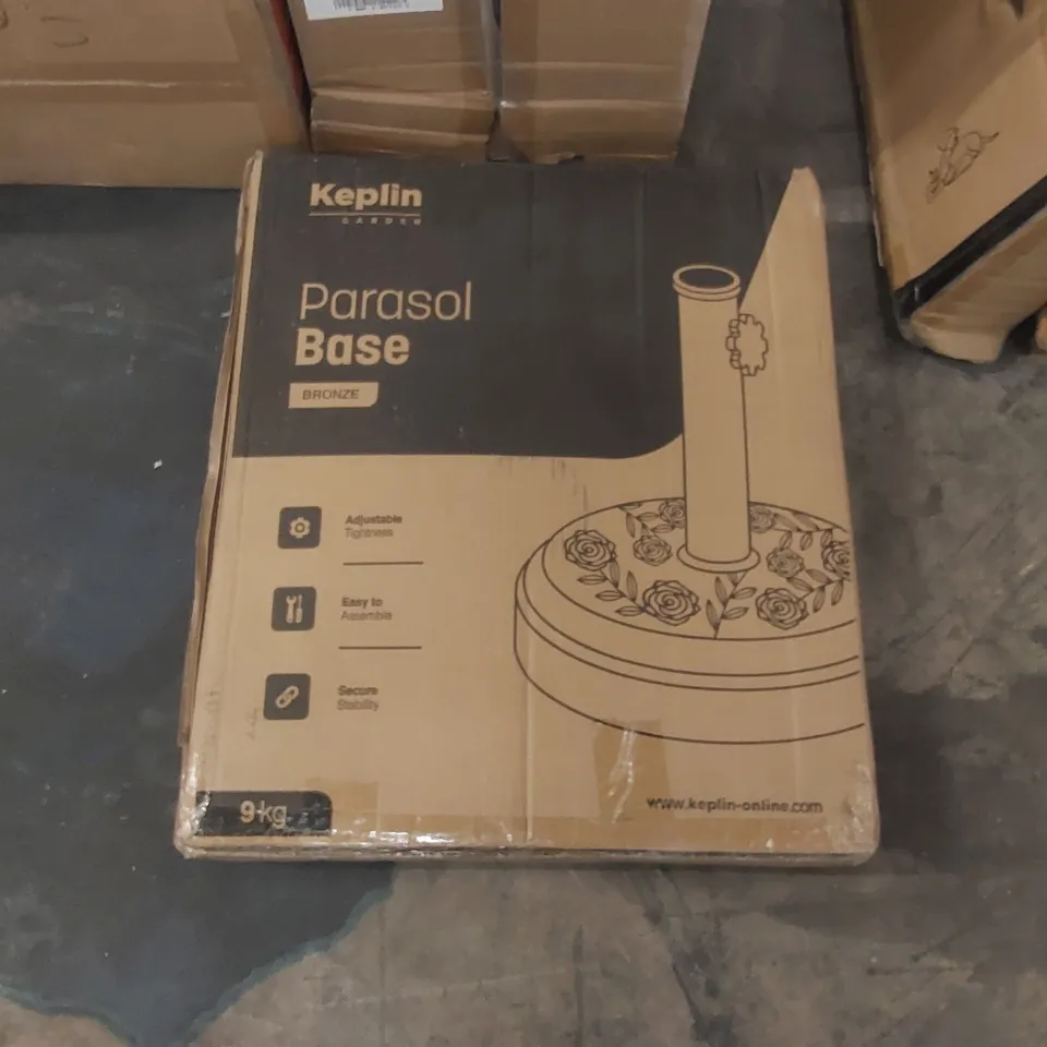 BOXED KEPLIN GARDEN PARASOL BASE -BRONZE-