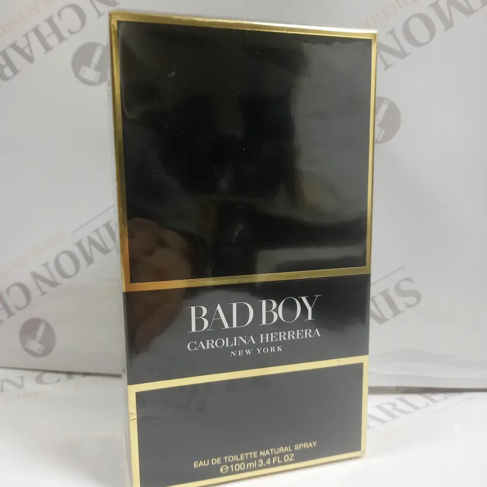 BOXED CAROLINA HERRERA BAD BOY IT'S SO GOOD TO BE BAD EAU DE TOILETTE 100ML TESTER BOTTLE