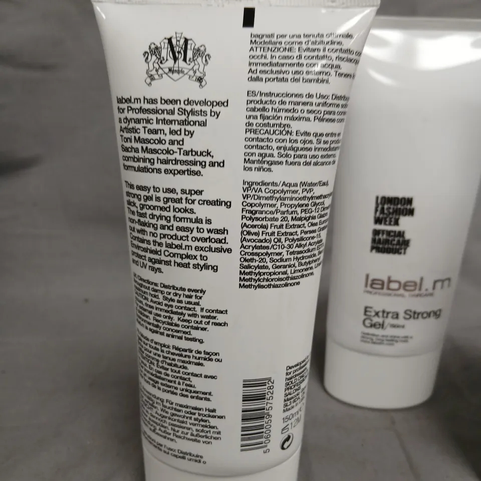 SIX LABEL.M EXTRA STRONG GEL – LONDON FASHION WEEK OFFICIAL HAIRCARE PRODUCT, 150ML 