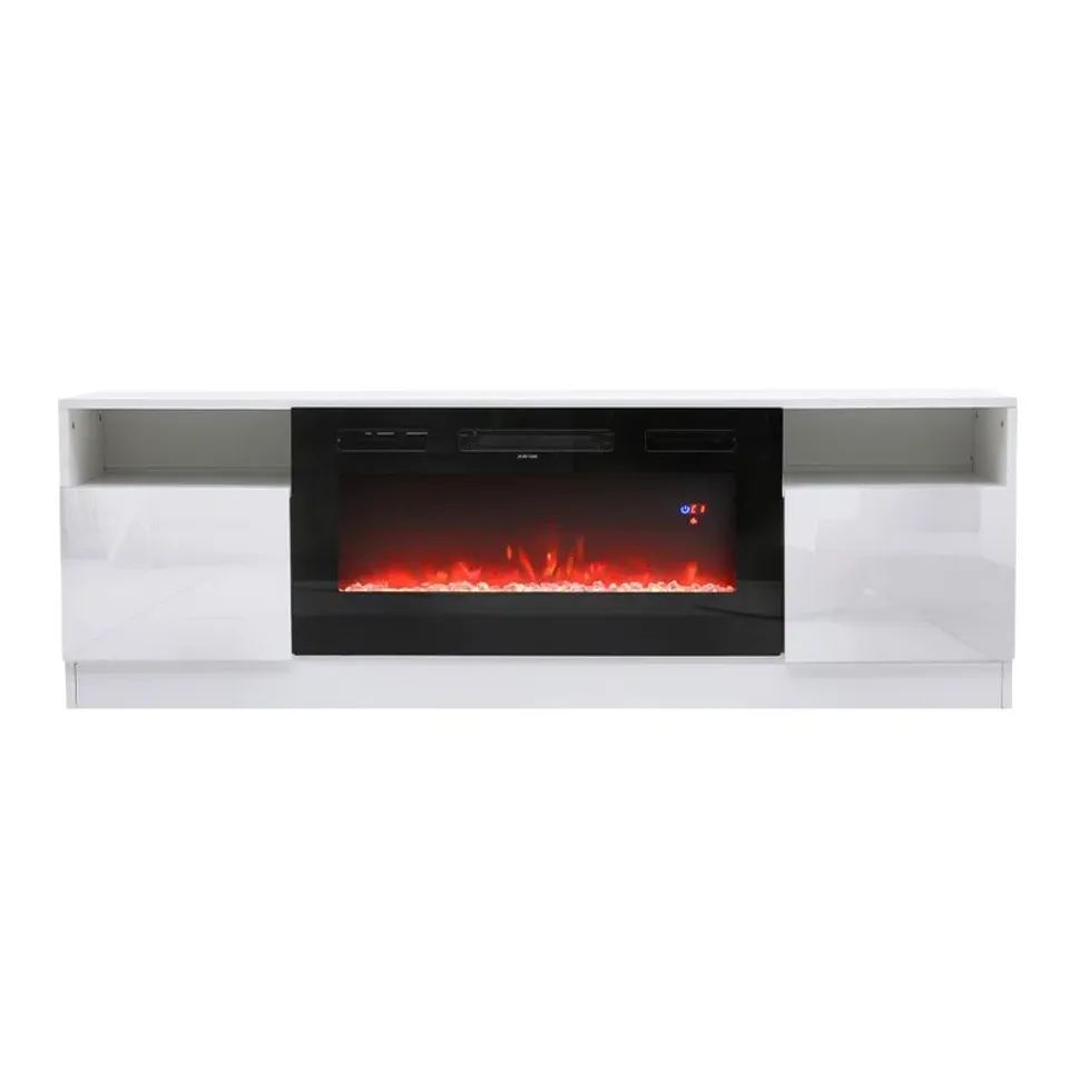 BOXED BOROFSKY RECESSED ELECTRIC FIREPLACE (2 BOXES)