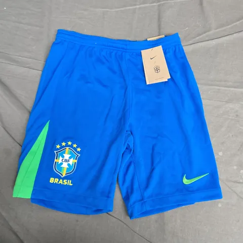 NIKE BRAZIL NATIONAL TEAM SHORTS – DRI-FIT, STANDARD FIT