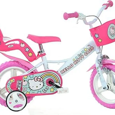 DINO BIKES 124R-HK 12-INCH HELLO KITTY BICYCLE