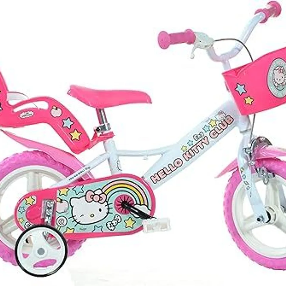 DINO BIKES 124R-HK 12-INCH HELLO KITTY BICYCLE