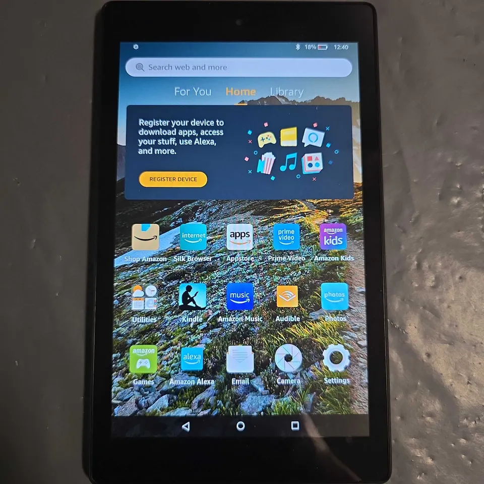 UNBOXED AMAZON KINDLE FIRE HD 8 IN BLACK - SX034QT