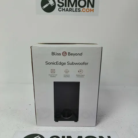 BLISS & BEYOND SONICEDGE SUBWOOFER – BOXED