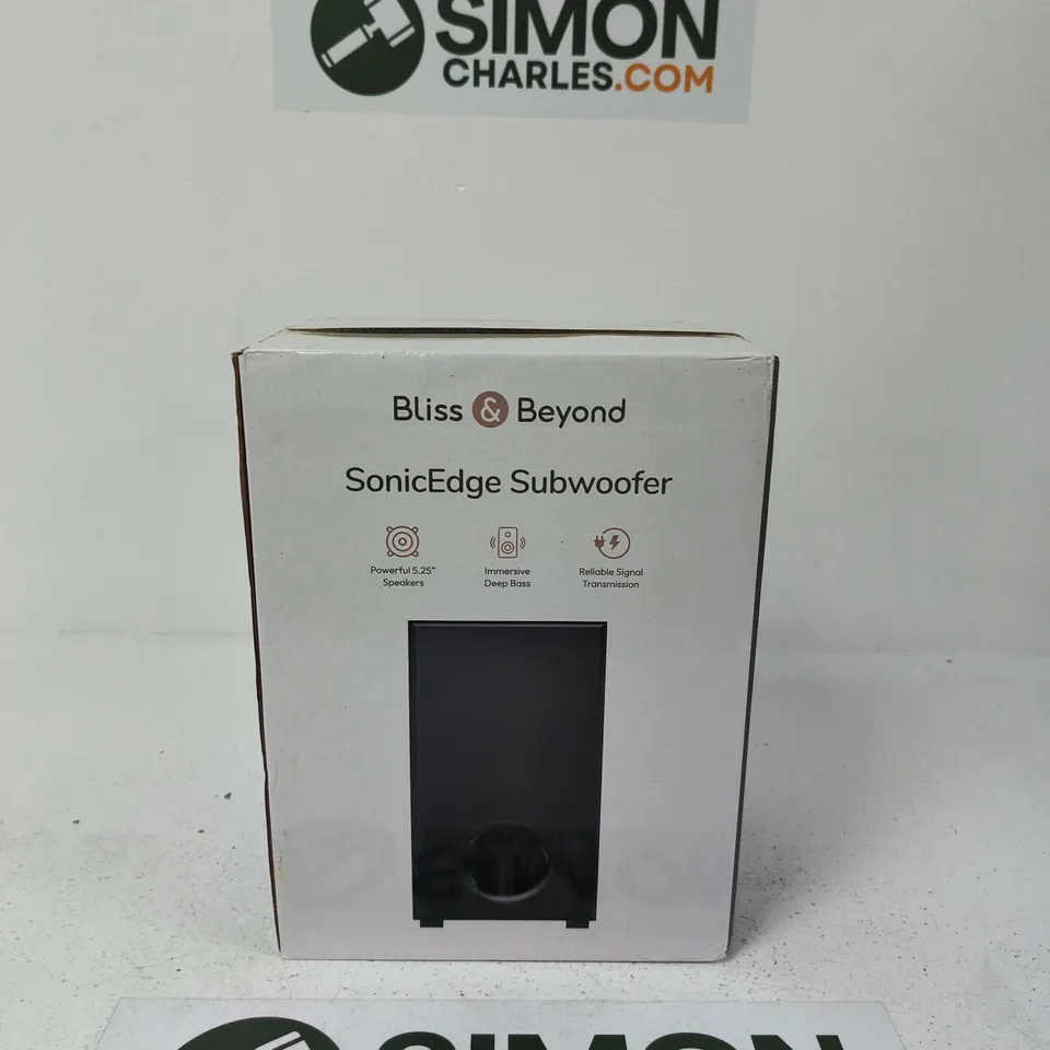 BLISS & BEYOND SONICEDGE SUBWOOFER – BOXED
