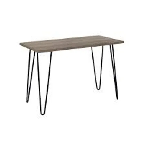 BOXED OWEN RETRO DESK RUSTIC OAK