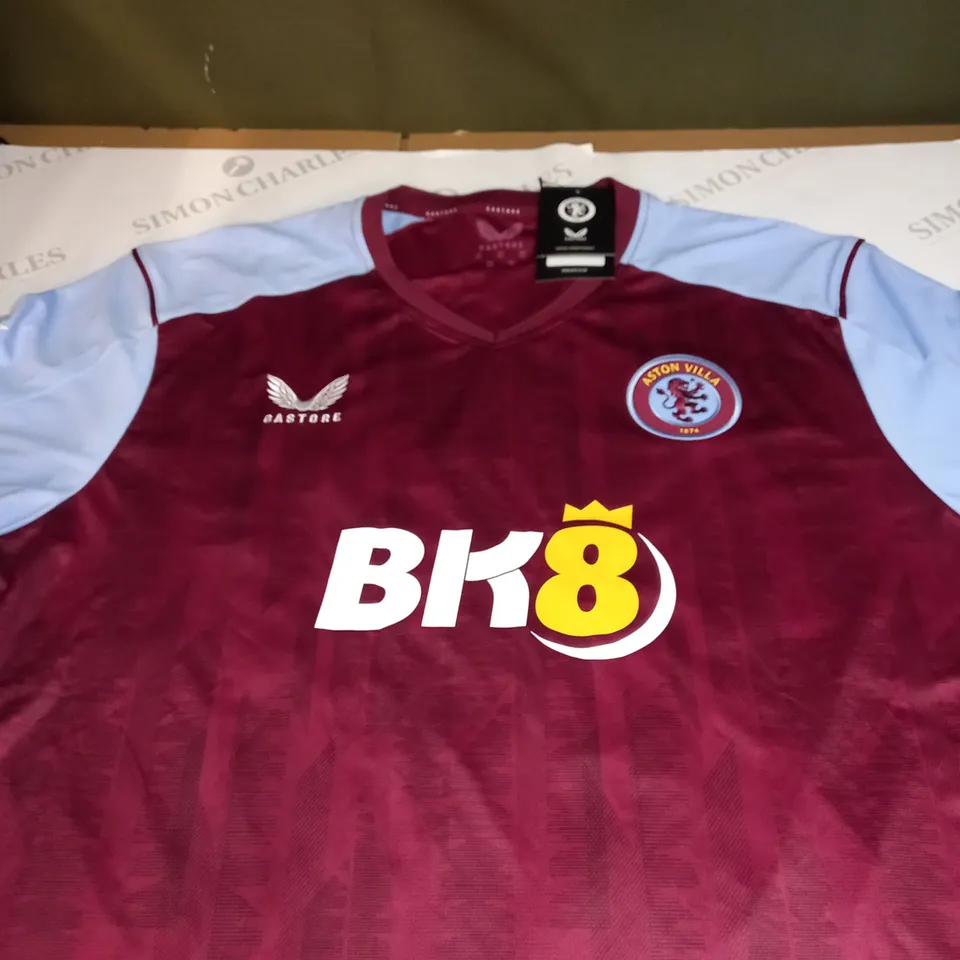 ASTON VILLA FC HOME SHIRT WITH DIABY 19 SIZE 3XL