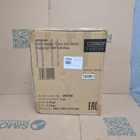 CASO TURBO LED HOT WATER DISPENSER WITH ADDITIONAL FILTER 