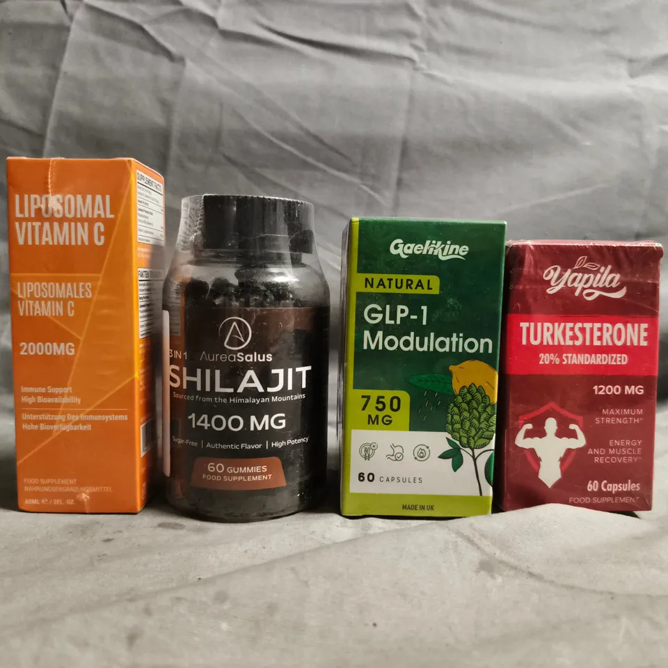 APPROXIMATELY 15 ASSORTED FOOD SUPPLEMENT PRODUCTS TO INCLUDE GAELIKINE, YAPILA, ETC