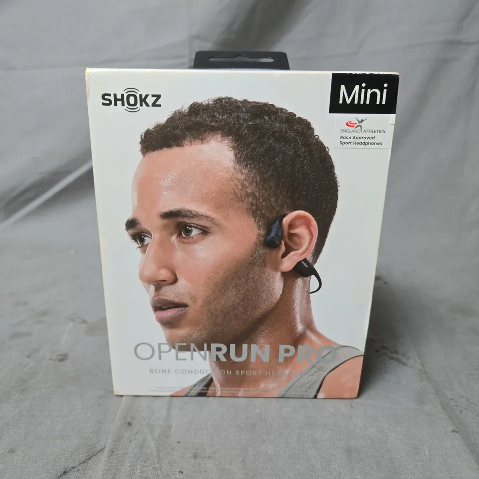SHOKZ OPENRUN PRO BONE CONDUCTION HEADPHONES – BOXED
