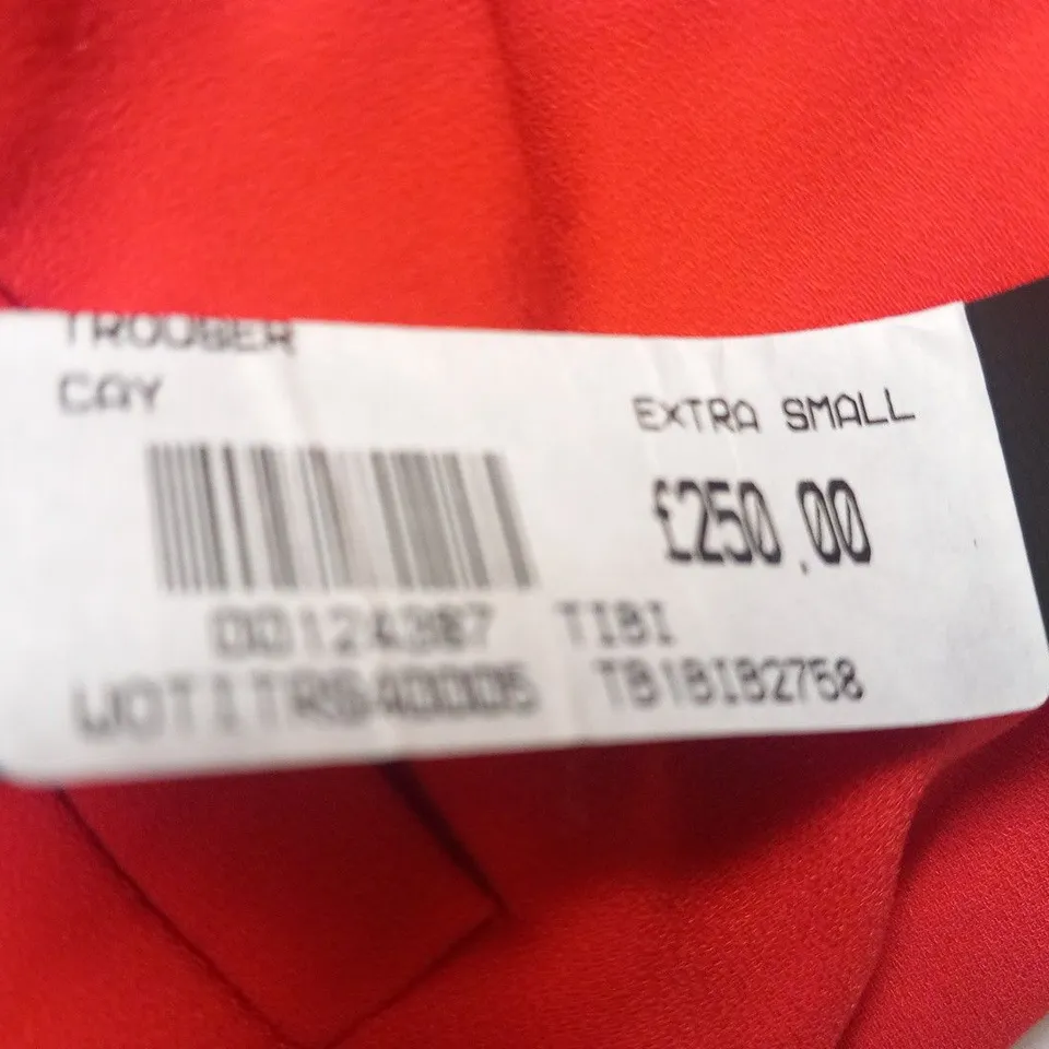 TIBI ORANGE TROUSERSSIZE EXTRA SMALL