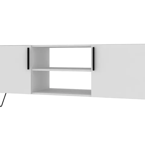 BRAND NEW BOXED MEMPHIS WHITE TV UNIT- 160cm (1 BOX)