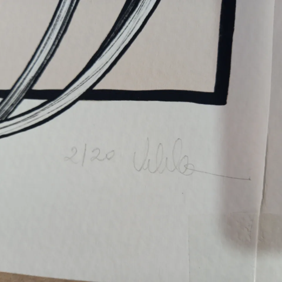 LOT OF 2 SIGNED LIMITED EDITION ART PRINTS (2/20)