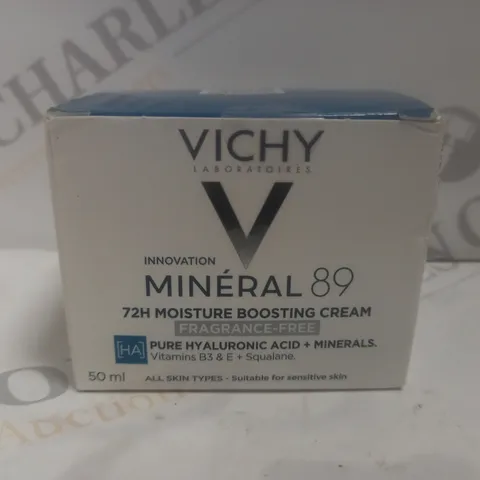 VICHY MINERAL 89 72H MOISTURE BOOSTING CREAM FRAGRANCE FREE 50ML