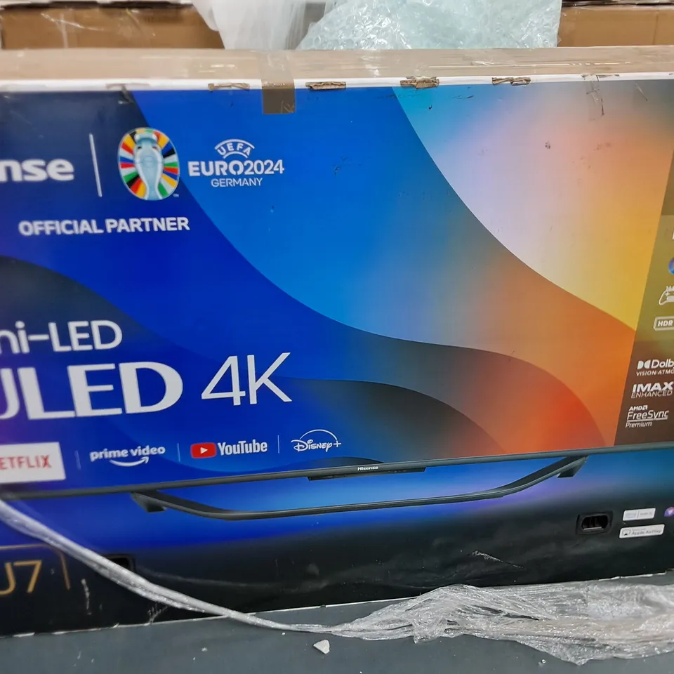 HISENSE 65" MINI LED LED 4K TV - 65U7KQTUK
