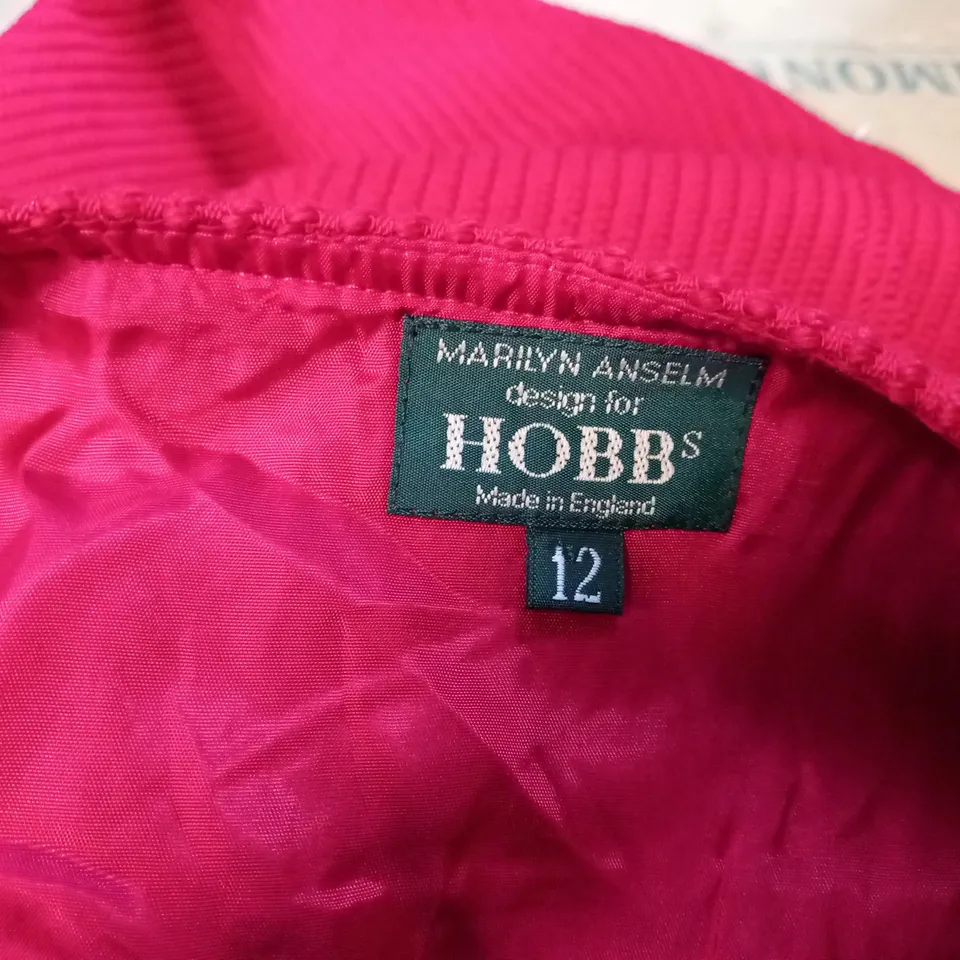 MARILYN ANSELM HOBBS JACKET AND SKIRT SUIT - JACKET SIZE 10 SKIRT SIZE 12
