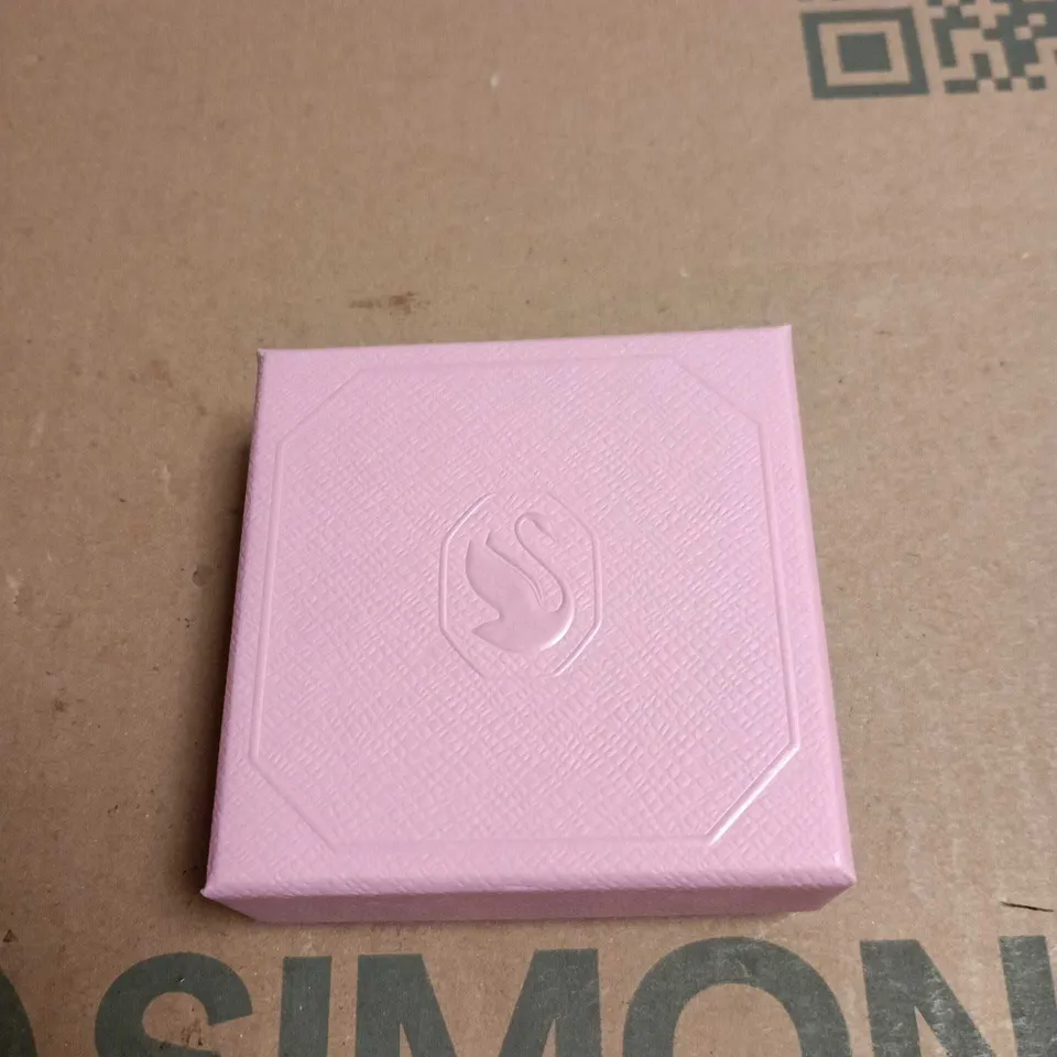 SWAROVSKI PINK CRYSTAL DROP EARRINGS – PAIR IN PINK PRESENTATION BOX