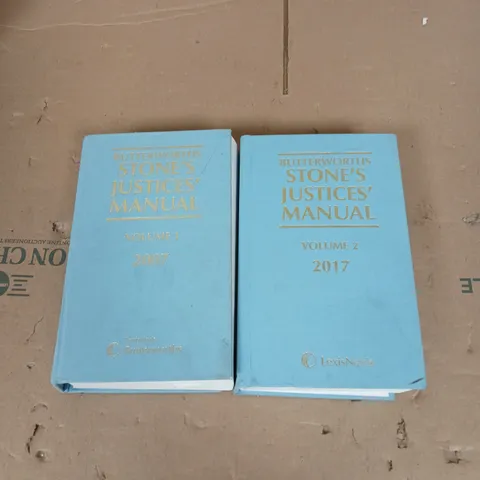 BUTTERWORTHS STONE'S JUSTICES' MANUAL VOLUME 1 & 2