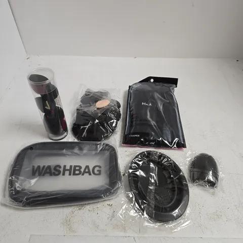 MAANGE MAKE-UP BRUSH SET WITH WASH BAG – BLACK