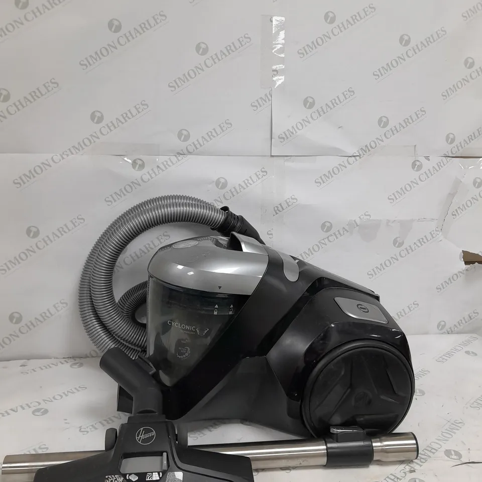 BOXED HOOVER H-POWER 300 HP320PET VACUUM CLEANER IN BLACK/SILVER RRP £149