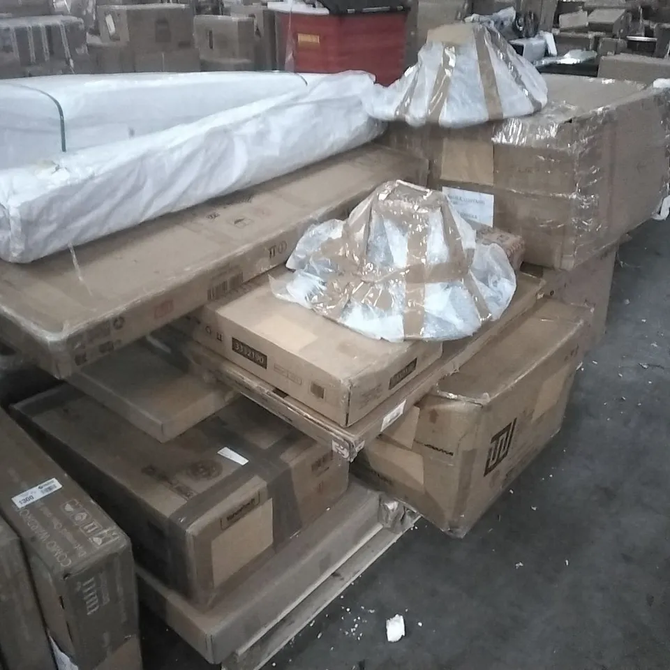PALLET CONTAINING ASSORTED FLATPACK FURNITURE PARTS