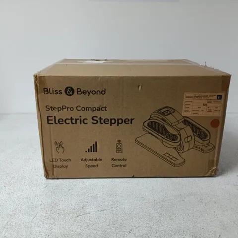 BLISS AND BEYOND STEP PRO COMPACT ELECTRIC STEPPER BOXED