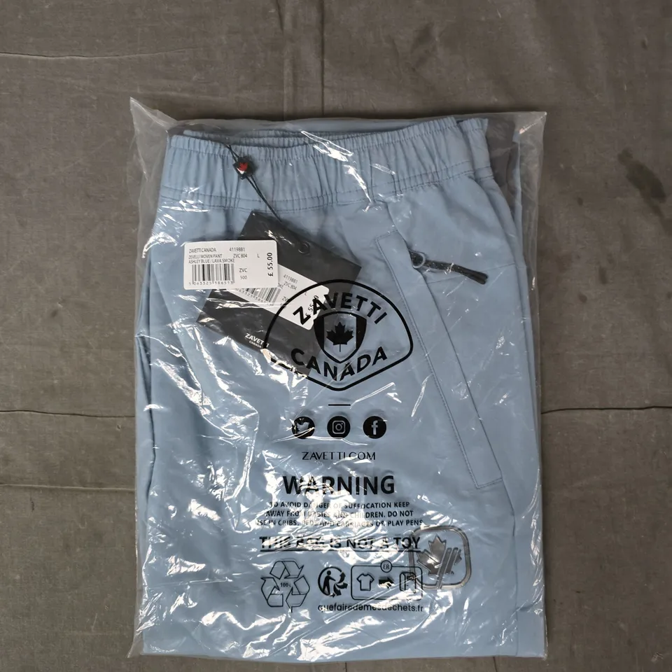 ZAVETTI CANADA PANTS IN BLUE SIZE LARGE