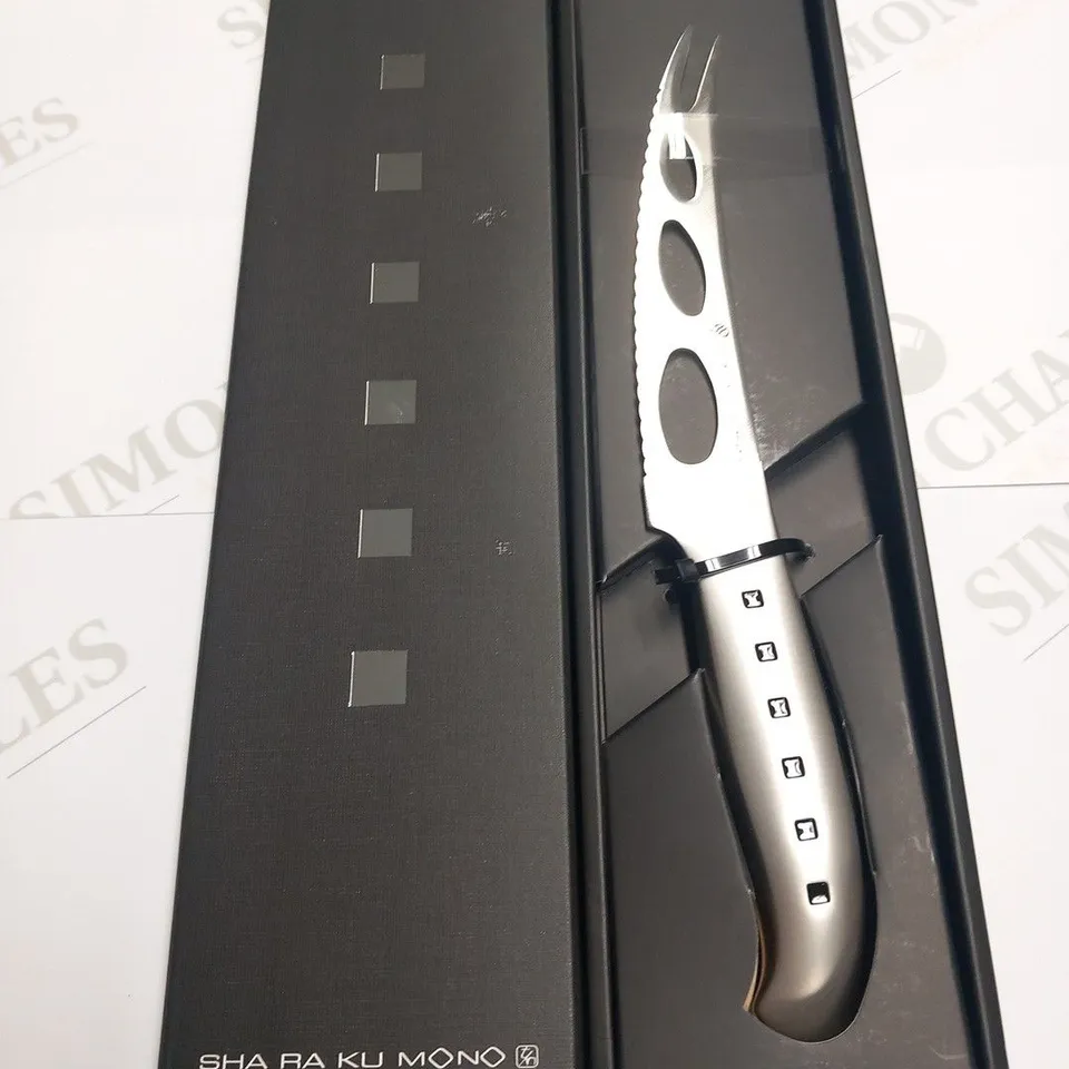 BRAND NEW BOXED SHA RA KU MONO MOLYBDENUM VANADIUM STEEL FJ-09 15CM CHEESE KNIFE