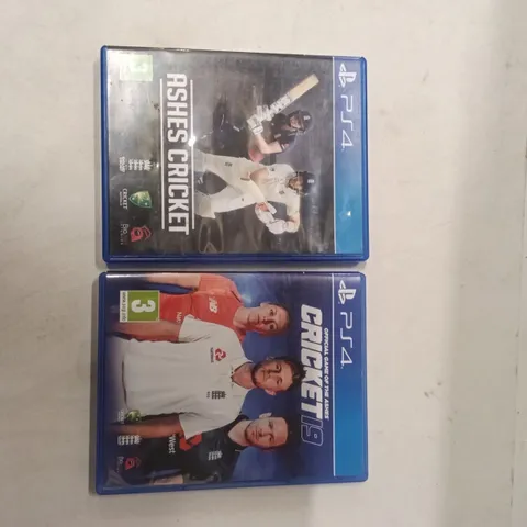 PS4 ASHES CRICKET & CRICKET 2019 DISC