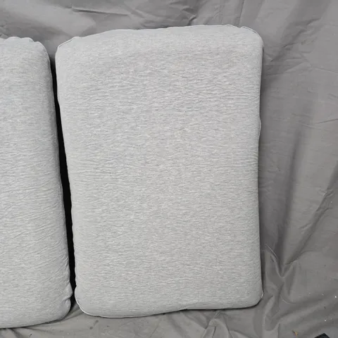 GREY UPHOLSTERY CUSHIONS, SET OF 2