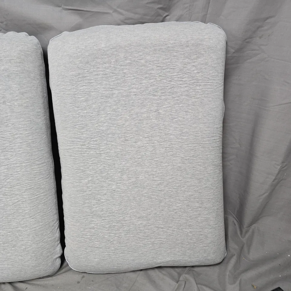 GREY UPHOLSTERY CUSHIONS, SET OF 2