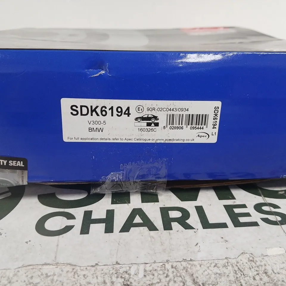 BMW DISC BRAKE ROTOR SDK6194 (V300-5) – BOXED