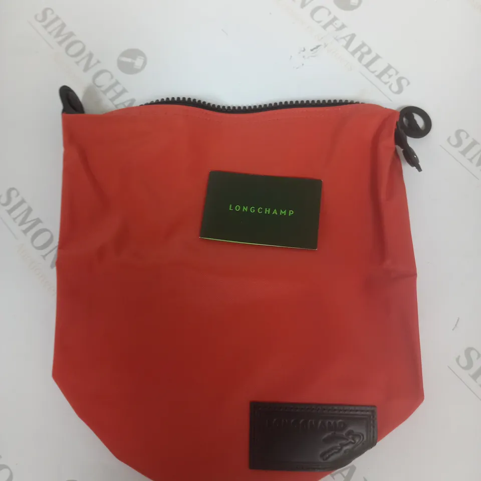 LONGCHAMP ORANGE ZIP TOP BAG