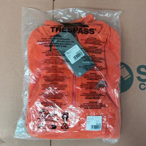 BAGGED TRESPASS ELISTON FLEECE IN BURNT ORANGE SIZE LARGE