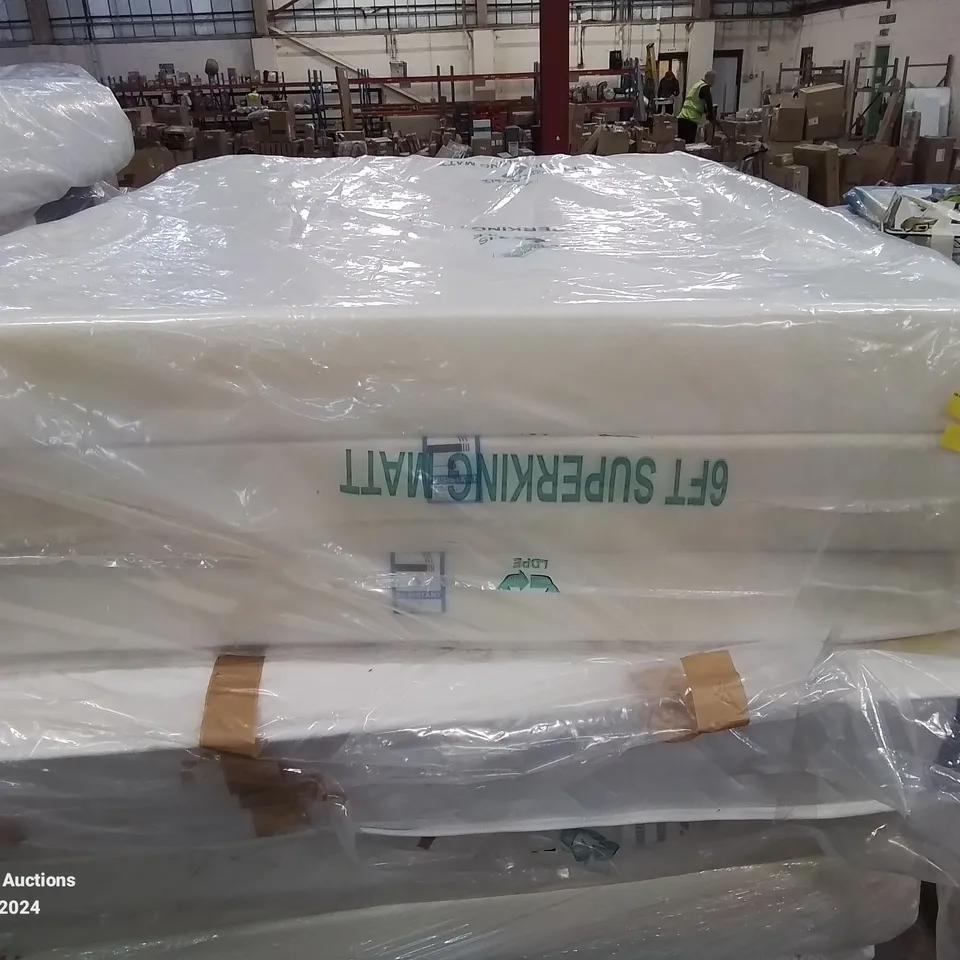 - SET OF 3 - QUALITY BAGGED 22CM MEDIUM-FIRM DOUBLE FOAM MATTRESS'