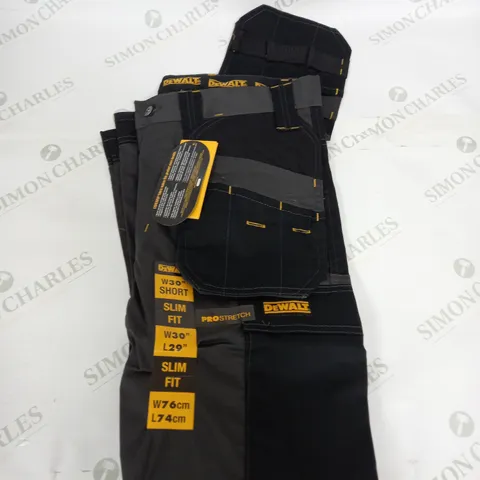 DEWALT FAIRHAVEN WORK TROUSERS SIZE W30 L29