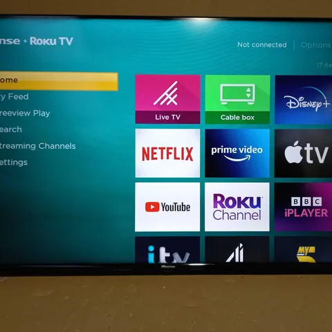 HISENSE ROKU 4K SMART TV 50" - COLLECTION ONLY